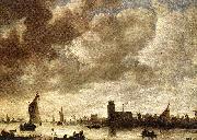 View of the Merwede before Dordrecht Jan van Goyen